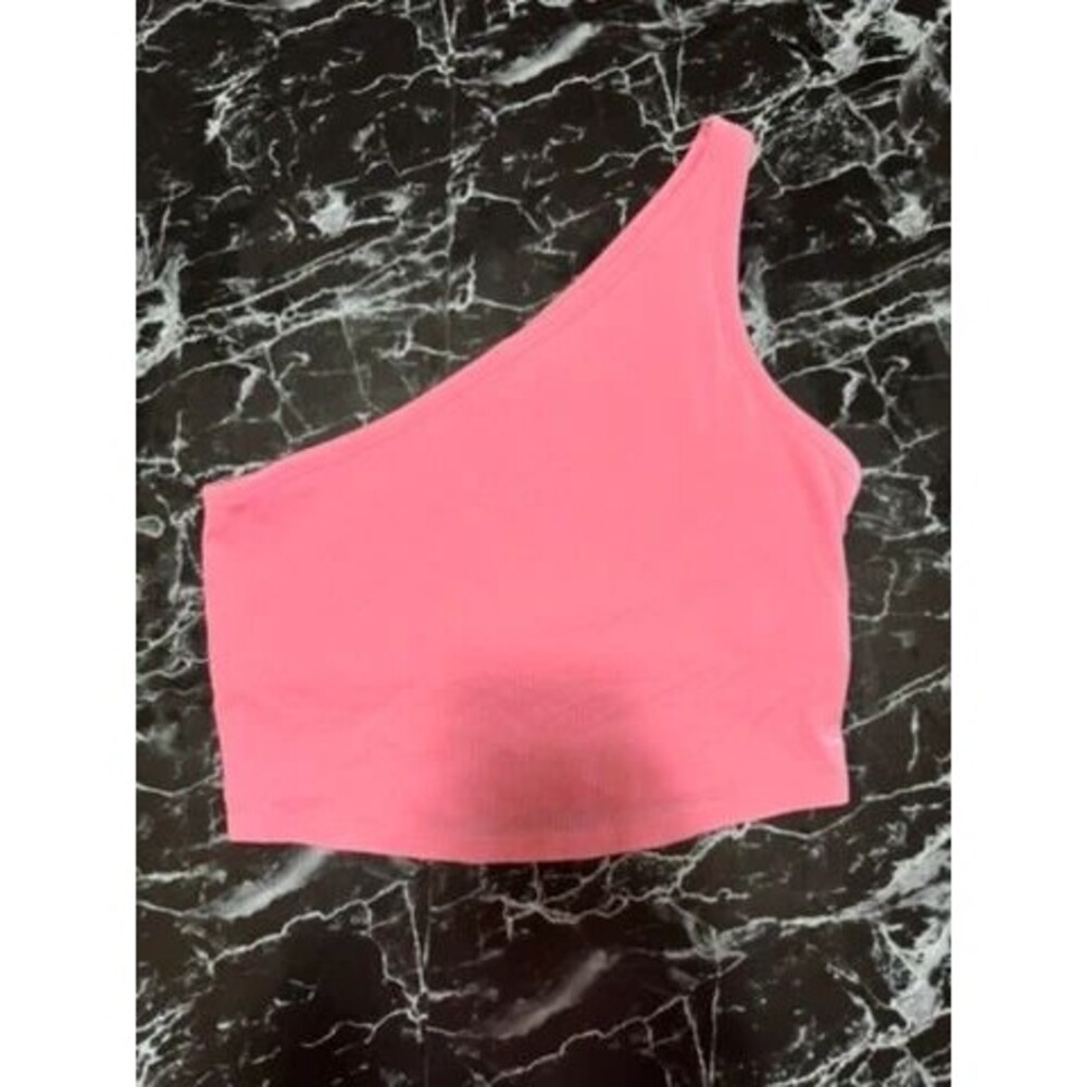 PINK One Shoulder Tank